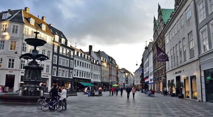 Копенгаген - один из городов-лидеров по отказу от автомобилей