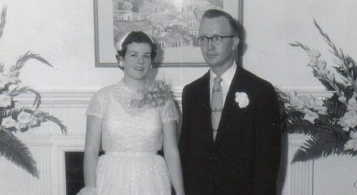 Билли Бреланд и её муж в молодости