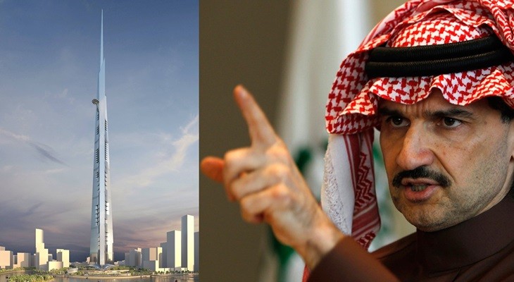 Принц Аль-Валид бин Талаль - автор идеи Kingdom Tower, самого высокого здания в мире