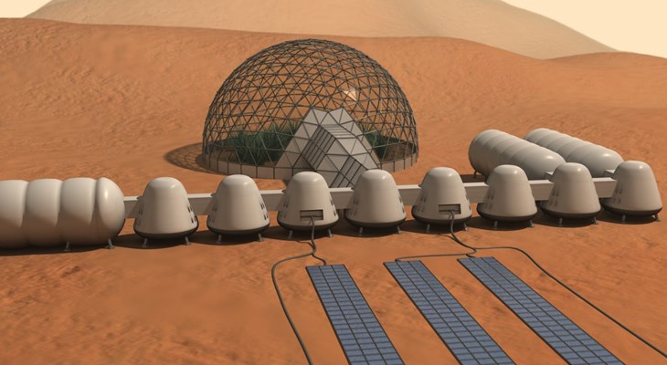 Mars One. Проект наземной части будущей колонии