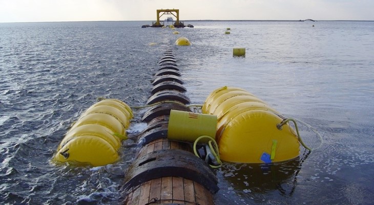 Строительство подводного газопровода