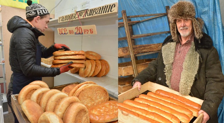 Хакасский предприниматель продаёт хлеб без кассиров, на доверии