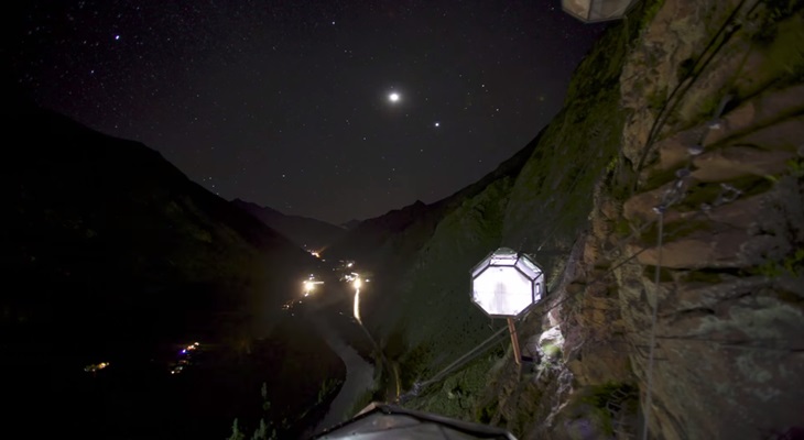 Отель миллион звёзд открылся на горе в Перу для туристов-экстремалов