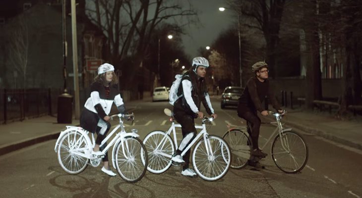 Светоотражающий спрей для велосипедистов появился в продаже